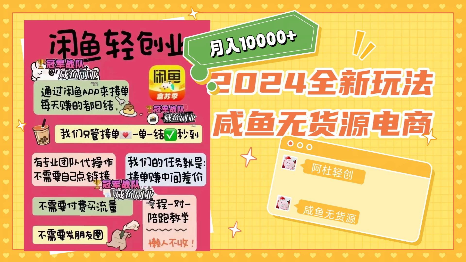 2024咸鱼无货源，月入10000+，全新玩法 - 网创智汇