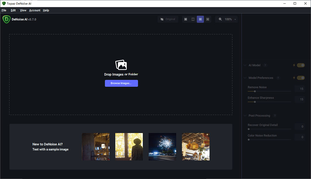 图像处理软件 Topaz DeNoise AI v3.7.1 便携版 - 网创智汇