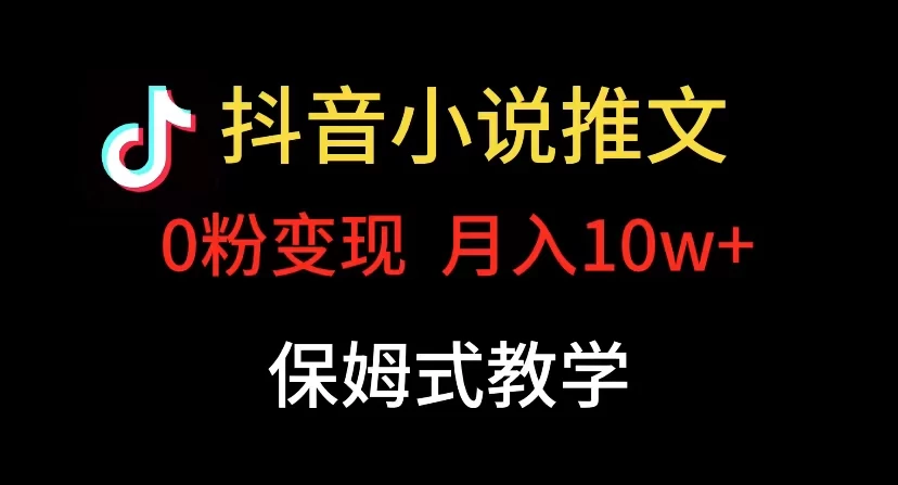 小说推文月入 10w，最适合小白上手，保姆式教学 - 网创智汇