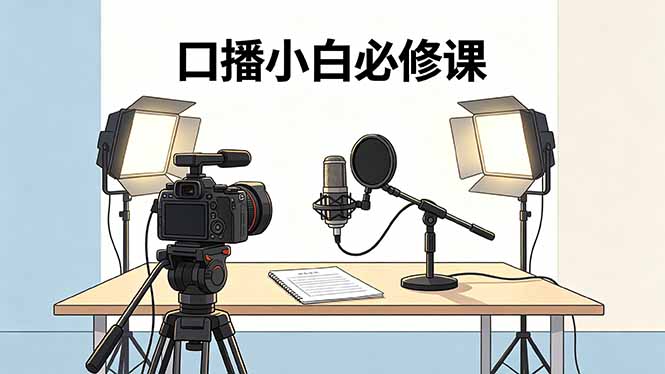 口播小白必修课：录像收音灯光设备+脚本撰写，搭专业级录制场景 - 网创智汇