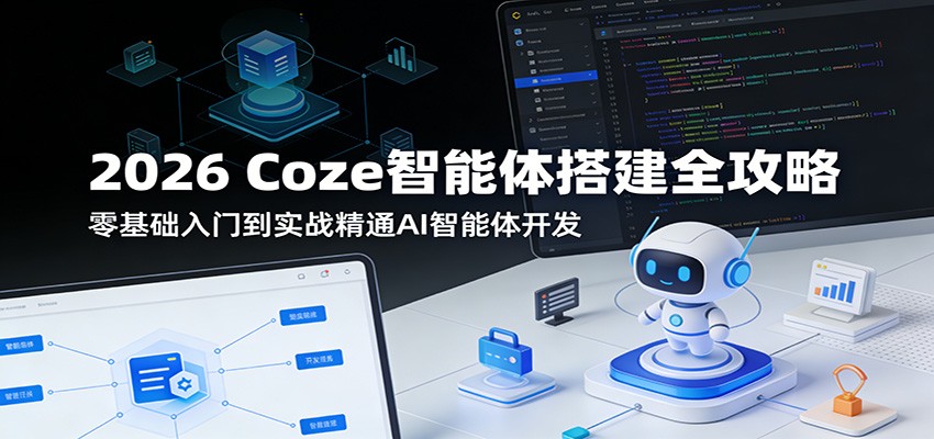 2026 Coze智能体搭建全攻略：零基础入门到实战精通AI智能体开发 - 网创智汇