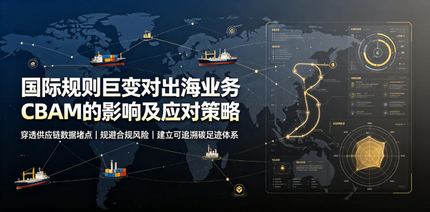 国际规则巨变对出海业务CBAM的影响及应对策略，帮助企业穿透供应链数据堵点，规避合规风险 - 网创智汇
