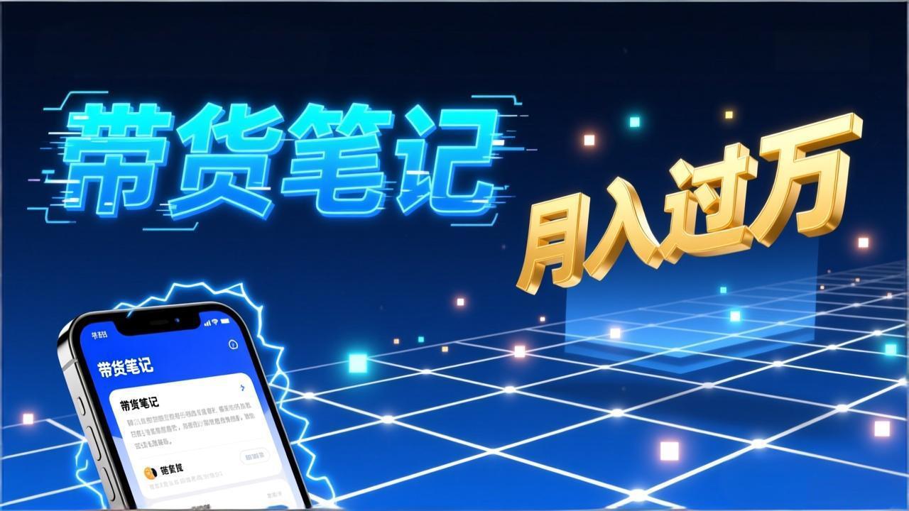 小红书爆款笔记带货实战：拆解封面标题正文全要素，手把手教你单篇笔记带货月入过万 - 网创智汇