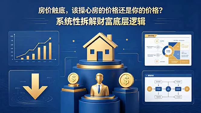 付费文章:房价触底,该操心房的价格还是你的价格?系统性拆解财富底层逻辑 - 网创智汇