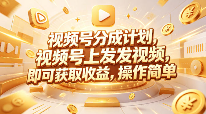 视频号分成计划，599元众筹的Red团队课程，视频号上发发视频，即可获取收益，操作简单 - 网创智汇