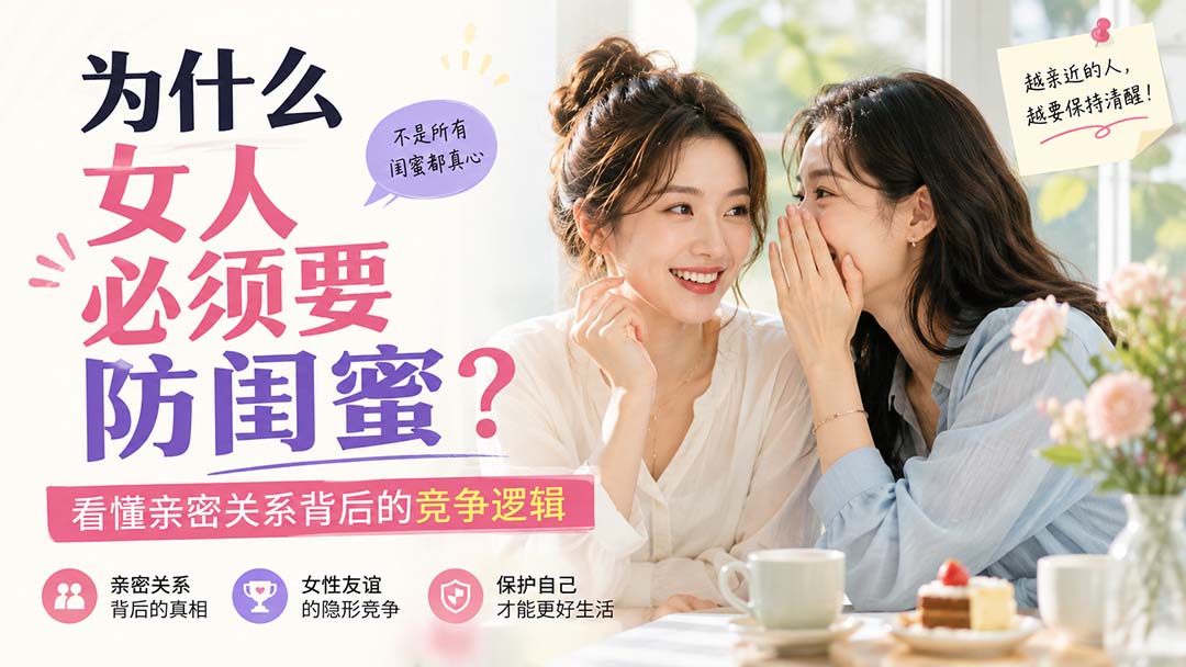 付费文章：为什么女人必须要防闺蜜？看懂亲密关系背后的竞争逻辑 - 网创智汇