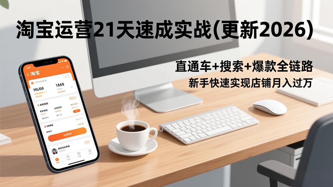 淘宝运营21天速成实战(更新3月 - 网创智汇