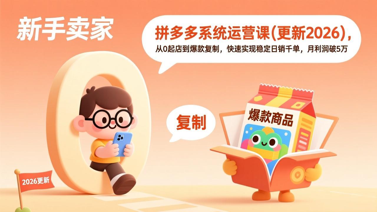 拼多多系统运营课(更新3月 - 网创智汇