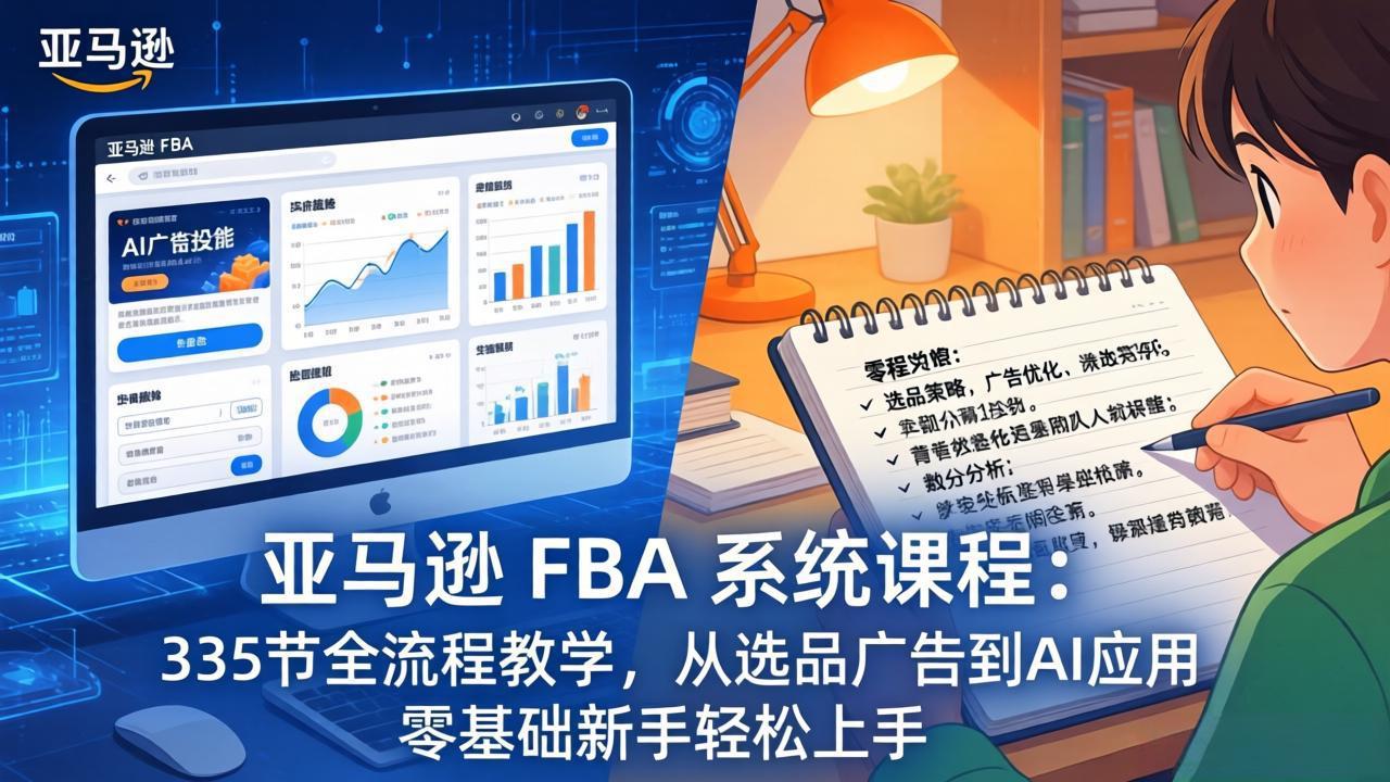 亚马逊 FBA 系统课程(更新26年3月 - 网创智汇