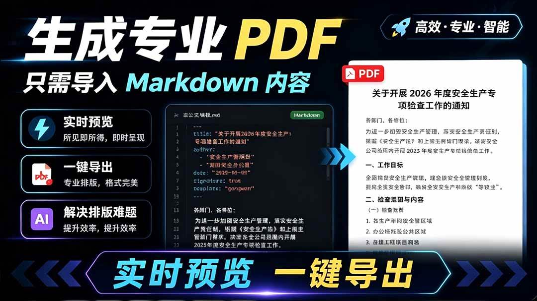 (19224期)只需导入 Markdown 内容,实时预览一键导出专业 PDF!轻松解决AI生成内容排版问题 Presto (19224期)只需导入 Markdown 内容,实时预览一键导出专业 PDF!轻松解决AI生成内容排版问题 Presto