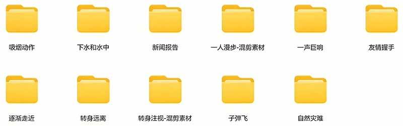 （21008期）【影视剪辑素材合集】15800+高清混剪卡点｜热门影视精彩片段｜人物/城市/场景全覆盖，中文分类清晰 - 网创智汇