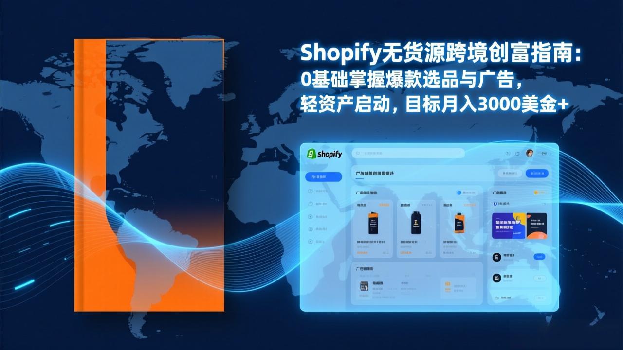Shopify爆款打法实战：从选品到广告投放，复制爆款模型，驱动独立站月销售额破万刀 - 网创智汇
